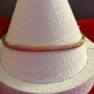 Rose Gold glitter shine Bangle Bracelet